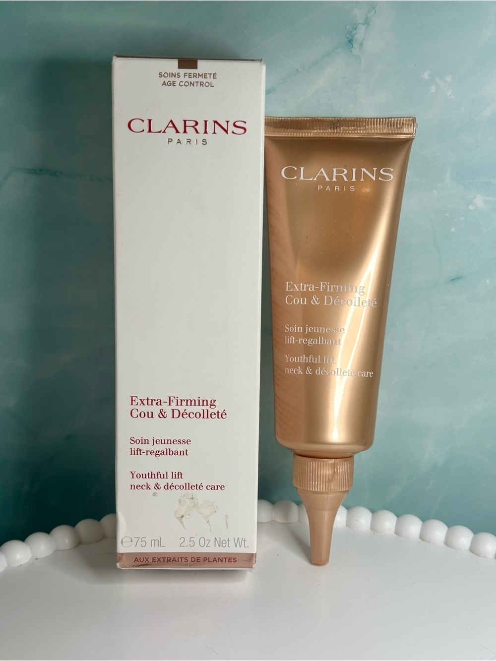 Clarins Extra-Firming Neck & Decollete Daily Use Youthful Lift - 2.5 fl oz NIB